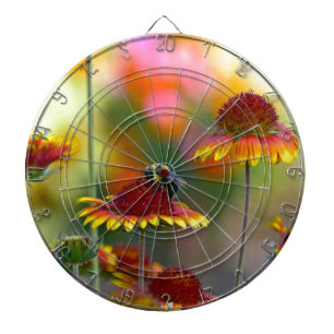 Bee on Gaillardia Dartboard