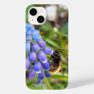 Bee on Muscari Armeniacum , Grape Hyacinth Case-Mate iPhone 14 Case