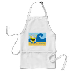 Bee on the beach standard apron