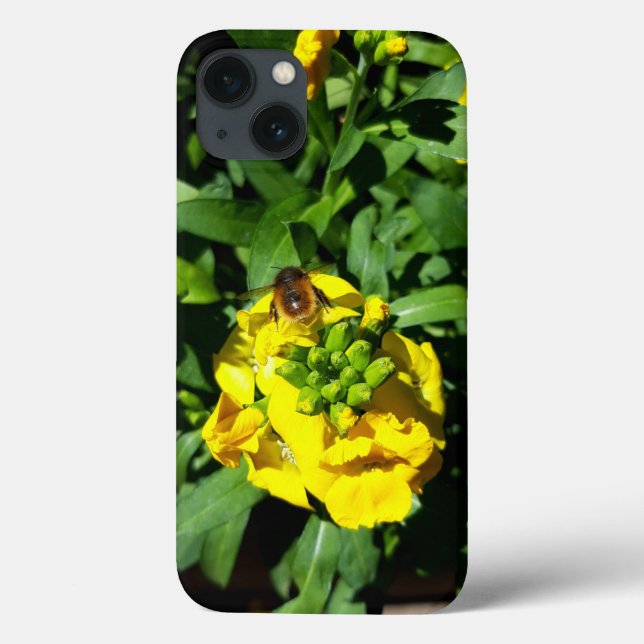 Bee on Yellow Flowers Case-Mate iPhone Case (Back)