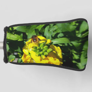 Bee on Yellow Flowers Golf Head Cover