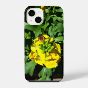 Bee on Yellow Flowers iPhone 14 Case