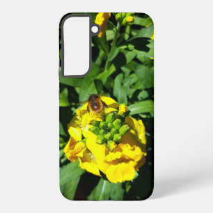 Bee on Yellow Flowers Samsung Galaxy Case