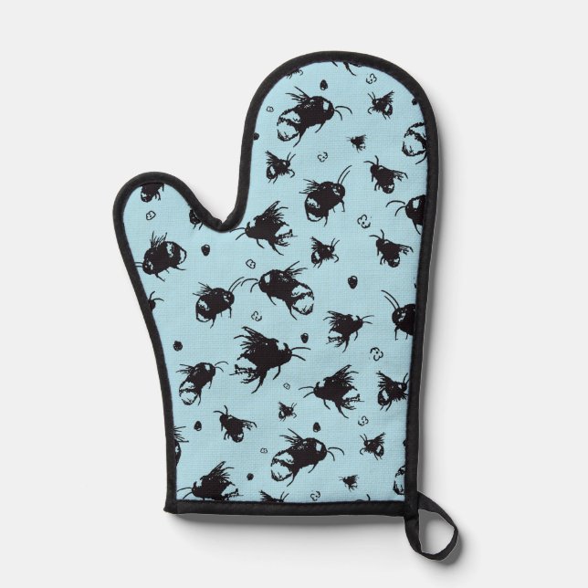 Bee Oven Mitt | Cute Birthday Gift for Her or Mom (Front)