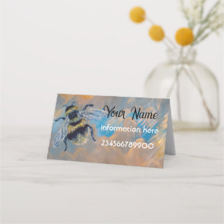 bee painting business card