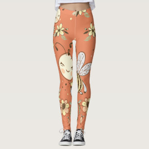 Bee Painting Leggings