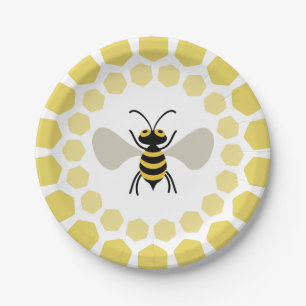 Bee Paper Plate