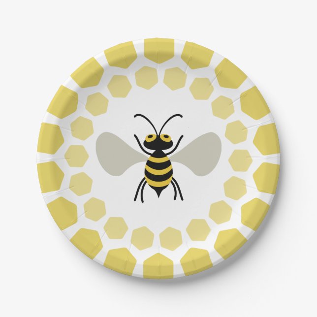 Bee Paper Plate (Front)