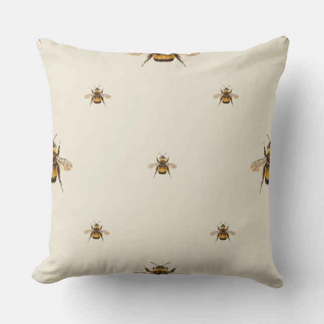 Bee Pattern Cushion (Front)