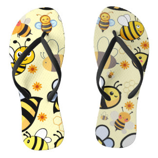 Bee Pattern: Stunning design inspired by the world Thongs