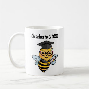 Bee Personalised Graduation Coffee Mug