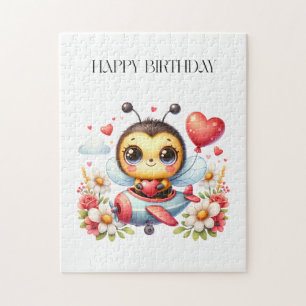 Bee Pilot Birthday Jigsaw Puzzle