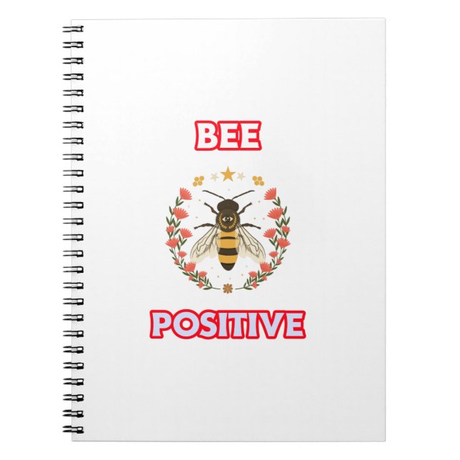 bee positive notebook (Front)