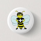 Bee Positive Small Button