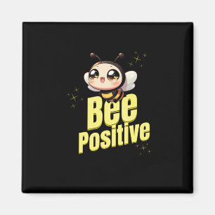 Bee Positive Sticker  Magnet
