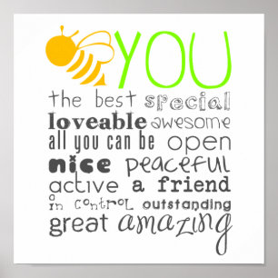Bee Poster