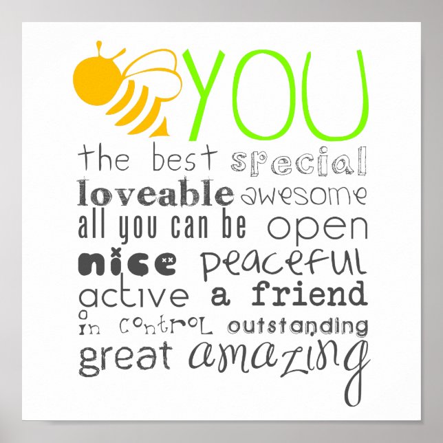 Bee Poster (Front)