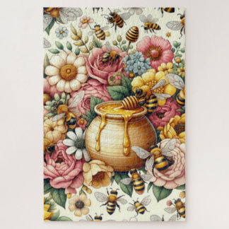 Bee print jigsaw puzzle