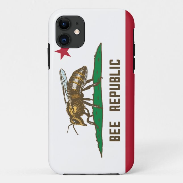 Bee Republic Flag Case-Mate iPhone Case (Back)