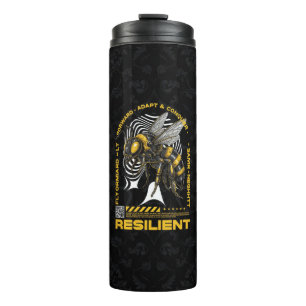 Bee Resilient – Motivational Bee Positivity Design Thermal Tumbler