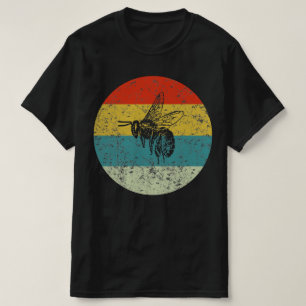 bee retro vintage silhouette 70s 80s T-Shirt