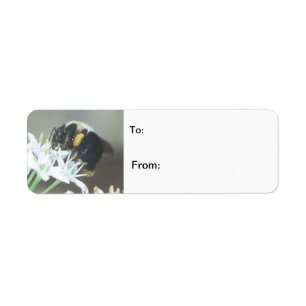 Bee Return Address Label