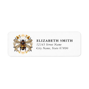 Bee Return Address Labels