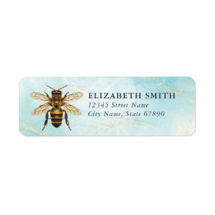 Bee Return Address Labels