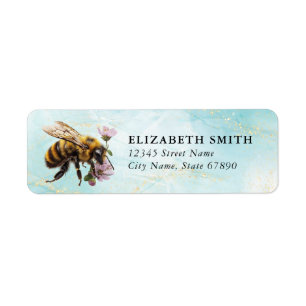 Bee Return Address Labels