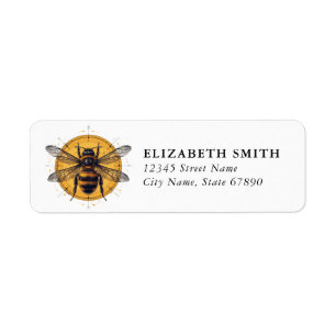 Bee Return Address Labels