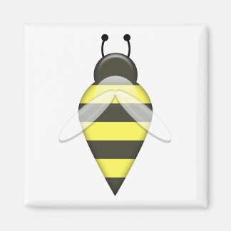 Bee Series 1 Square Magnet