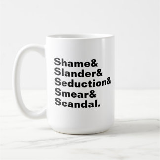 Bee Shame Slander Seduction Smear Scandal Mug