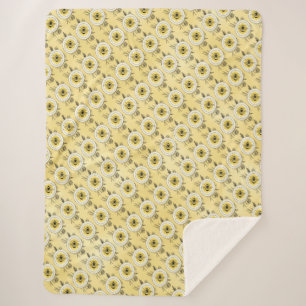 Bee Sherpa Blanket