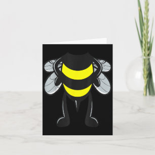 Bee Shirt Adult Men Women Kids Bumblebee Costume  Card