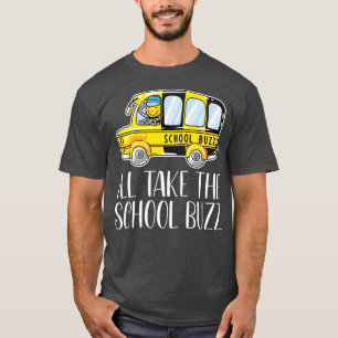 Bee Shirt Fly Insect School Buzz Vehicle Bus Kids