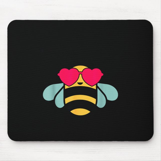 Bee-shirt Girls Bumble Bee Kind Toddler Kids Cute  Mouse Pad (Front)