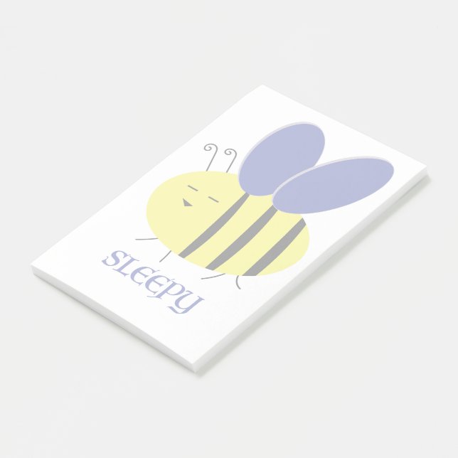 Bee Sleepy Post-it Notes (Angled)