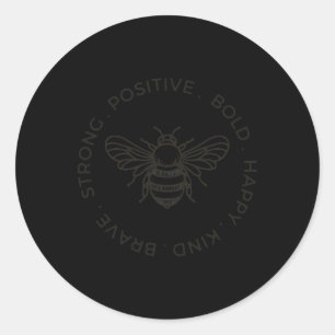 Bee Soing  Classic Round Sticker