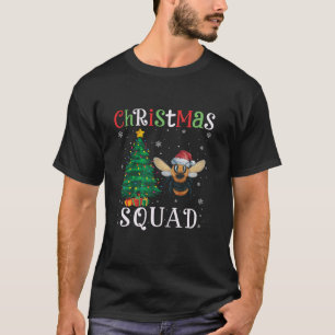 Bee Squad Boys Girls Kids Christmas Tree Lights T-Shirt