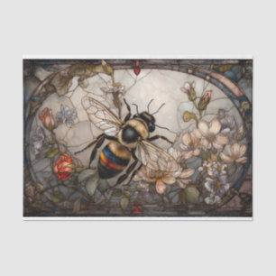 Bee Stained Glass Tissue Paper