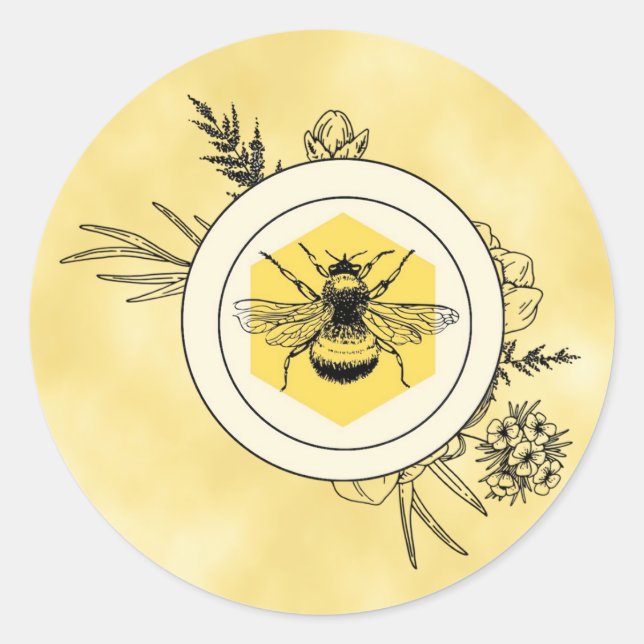 Bee Sticker (Front)
