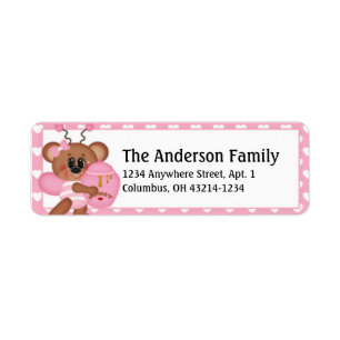 Bee Still My Heart Valentine Address Labels d2