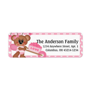 Bee Still My Heart Valentine Address Labels d3