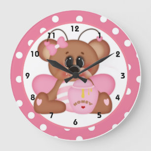 Bee Still My Heart Valentine's Day Clock d1