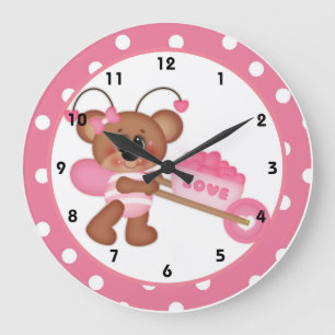 Bee Still My Heart Valentine's Day Clock d5