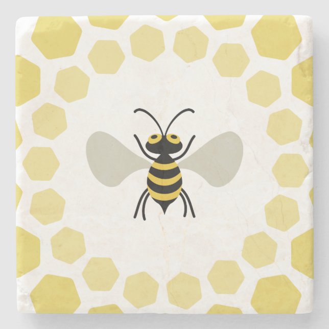 Bee Stone Coaster (Front)