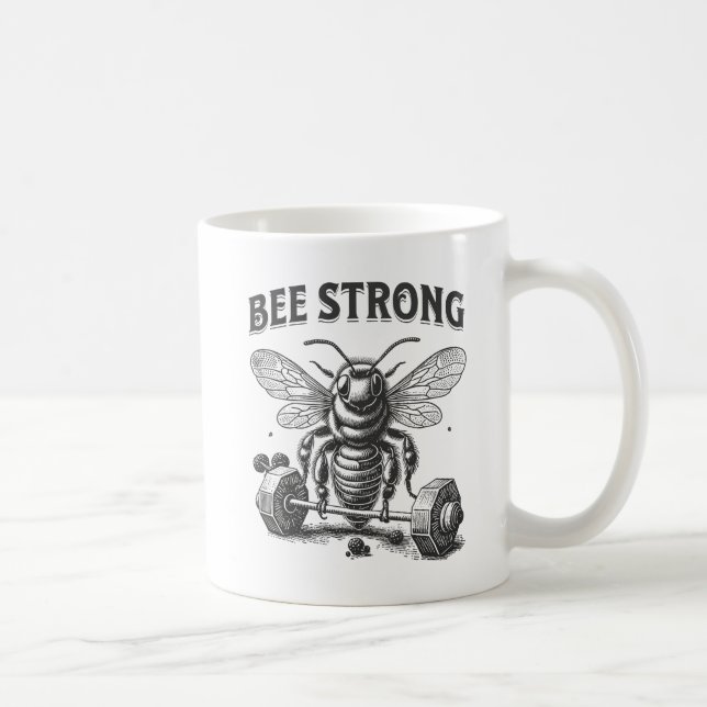 Bee Strong Coffee Mug (Right)