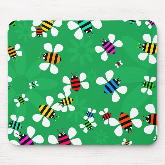 Bee Swarm Mouse Pad (Front)
