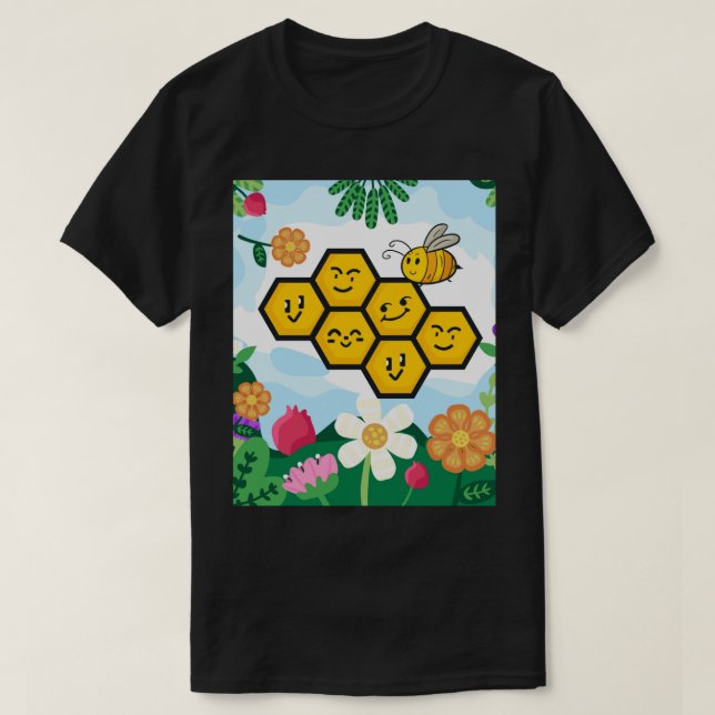 Bee swarm Simulator- Nature  Graphic  T-Shirt (Design Front)