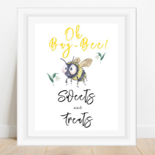 Bee - Sweets and treats Poster